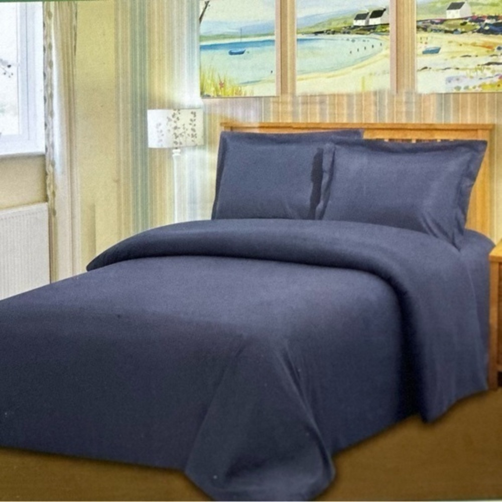 Royal Bamboo King Duvet Cover 3pc Set Dark Charcoal